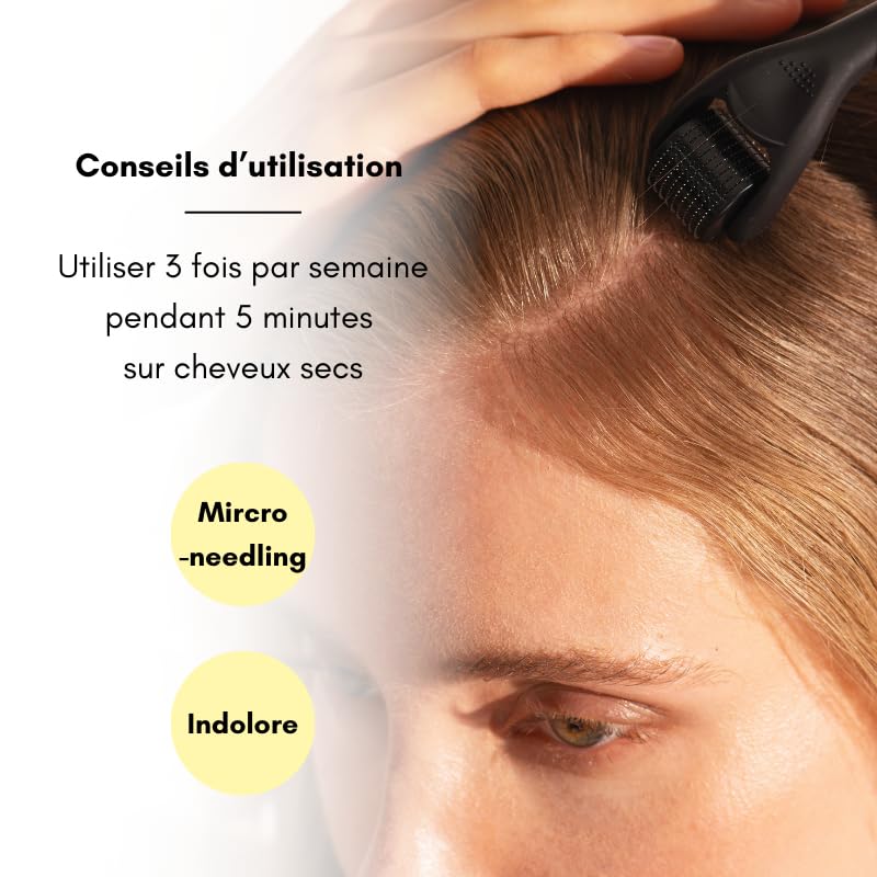 Dermaroller cuir chevelu contre la perte de volume : boostez l'absorption du sérum - 2