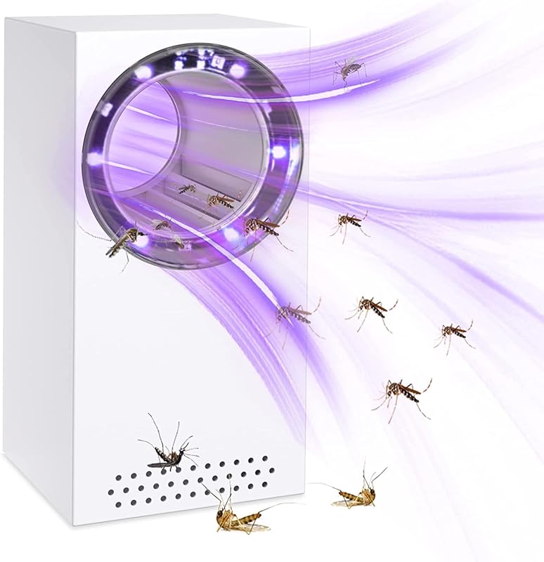 Bubbacare Elektromos Rovarcsapda - UV Fényű Szúnyogirtó Lámpa, Hordozható USB-s Rovarölő, Hangtalan Működés, Otthoni, Kültéri, Kempingezéshe