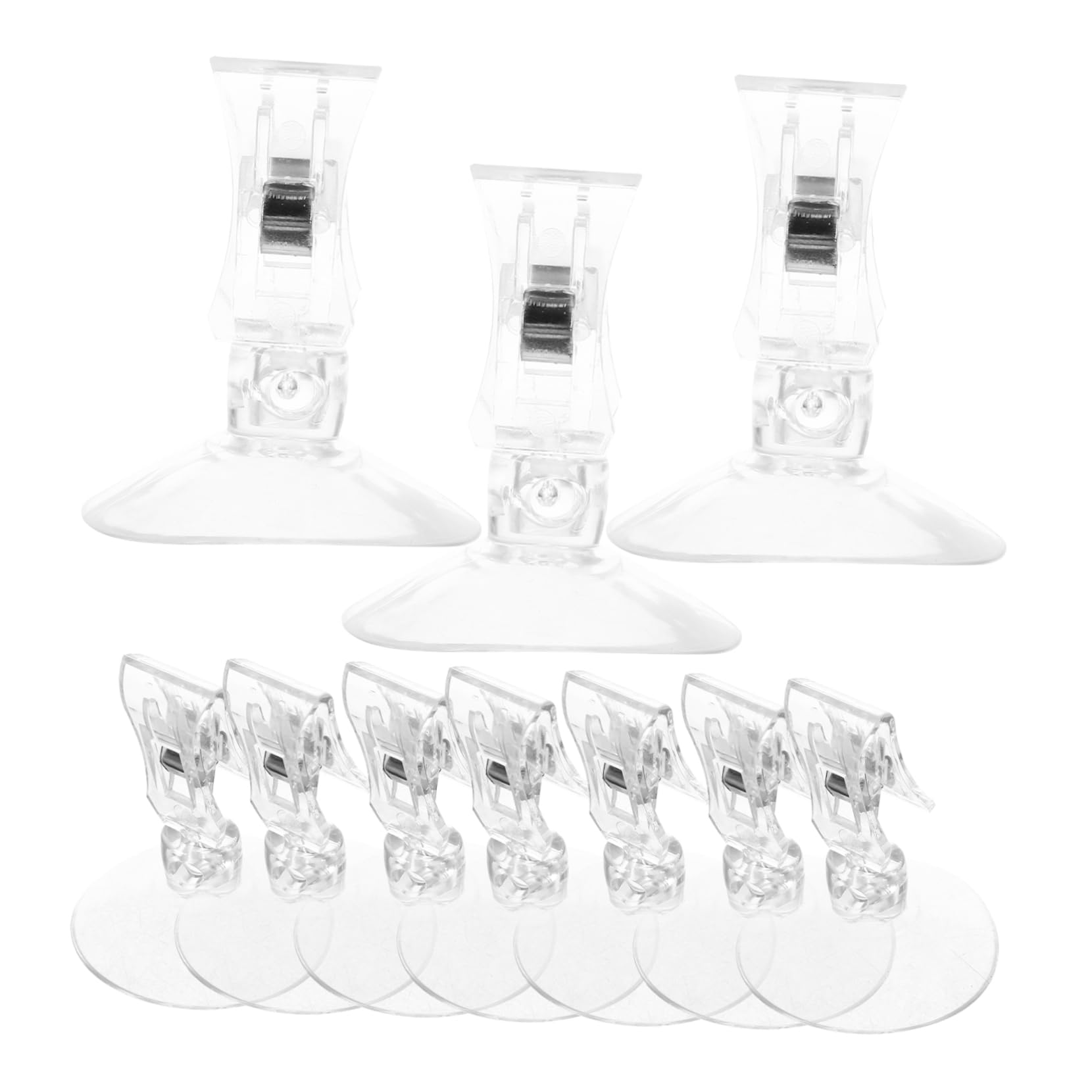 MAGICLULU 5 Set di Robuste Clip per da Doccia Facili da Installare Elementi di Fissaggio in Plastica per Protezione Antivento per 10 Pezzi * 5