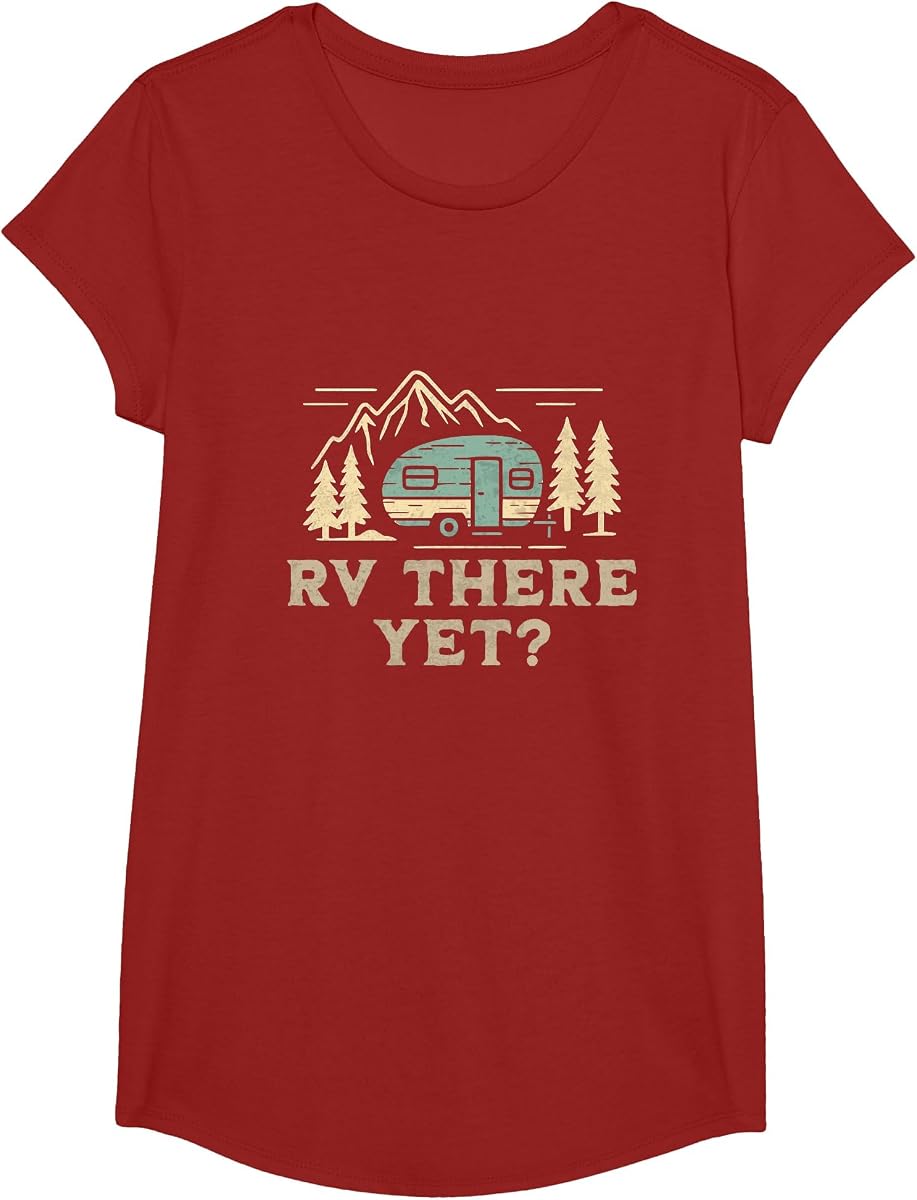 RV There Yet Funny Camping Van RV Camper Men Women Kids T-Shirt