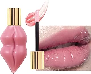 Tinted Lip Balm,Lip Gloss Sets for Teenage Girls,Pink Lip Gloss,Lipstick Lipgloss Waterproof Long Lasting Lipstick, Tinted Lip Gloss for Lip Plumper Gloss and Makeup (02)