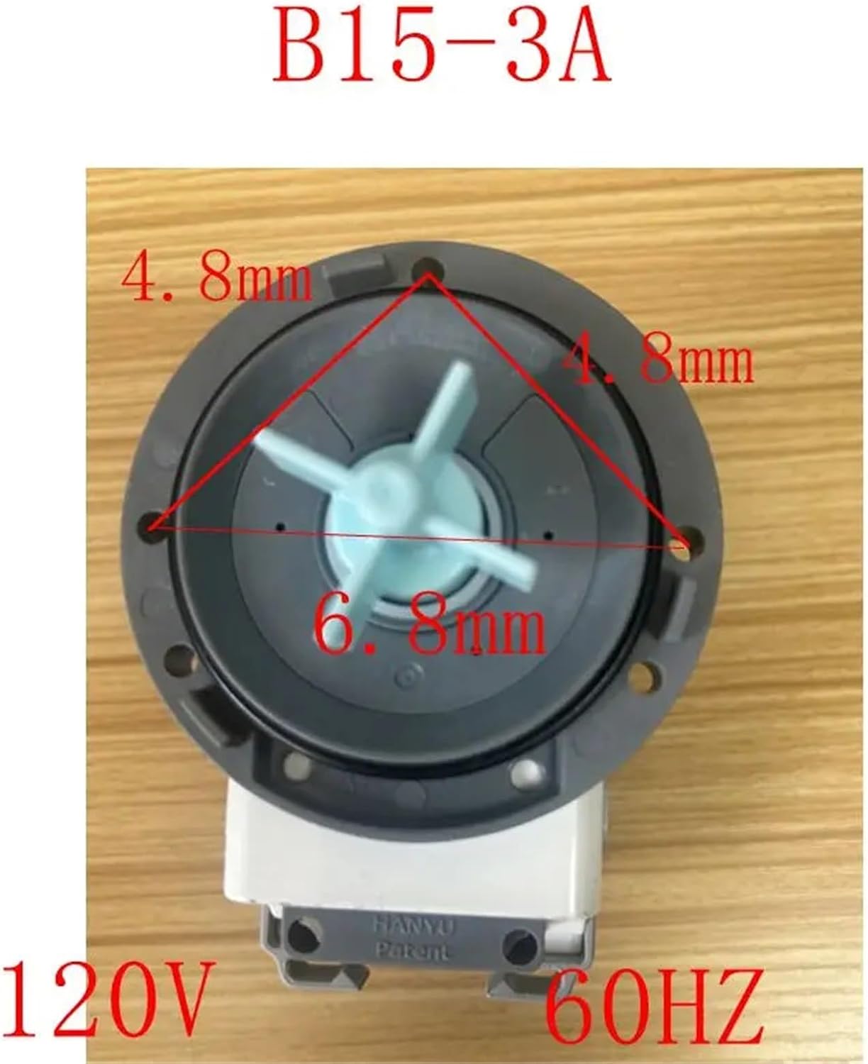 1PCS drum washing machine drainage pump 110V-120V 60Hz B15-3A B20-3 motor