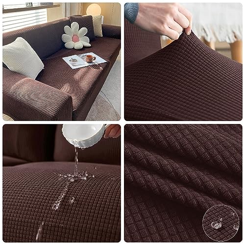Housse de canapé fauteuil lavable et imperméable 90-140cm - 3