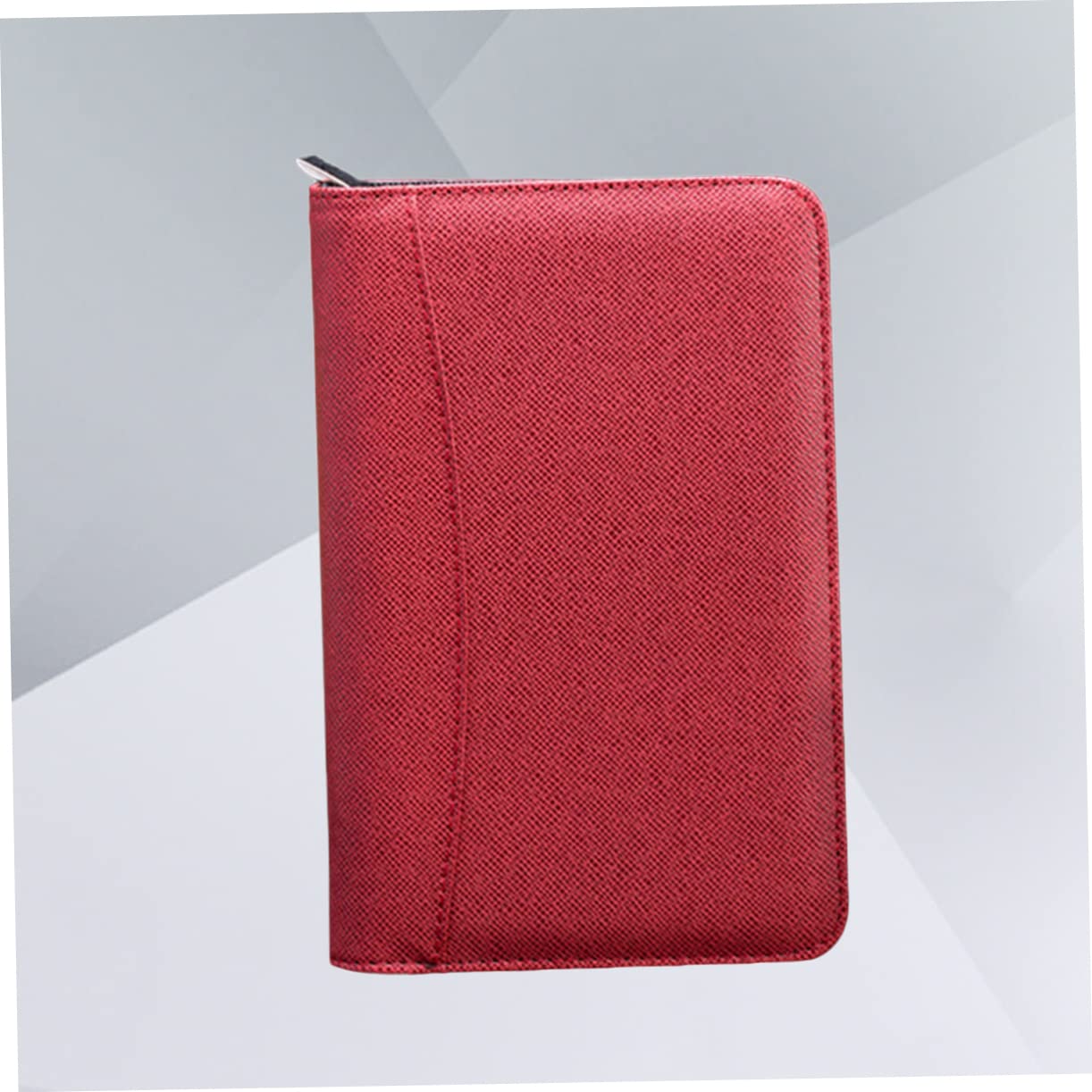 TEHAUX Cuadernos De Negocios Notebook Cuaderno De Cuero Sintético Cuaderno De Negocios Bloc De Notas Con Cremallera Organizador De Cuaderno Diario Bolsa De Viaje Con Cremallera