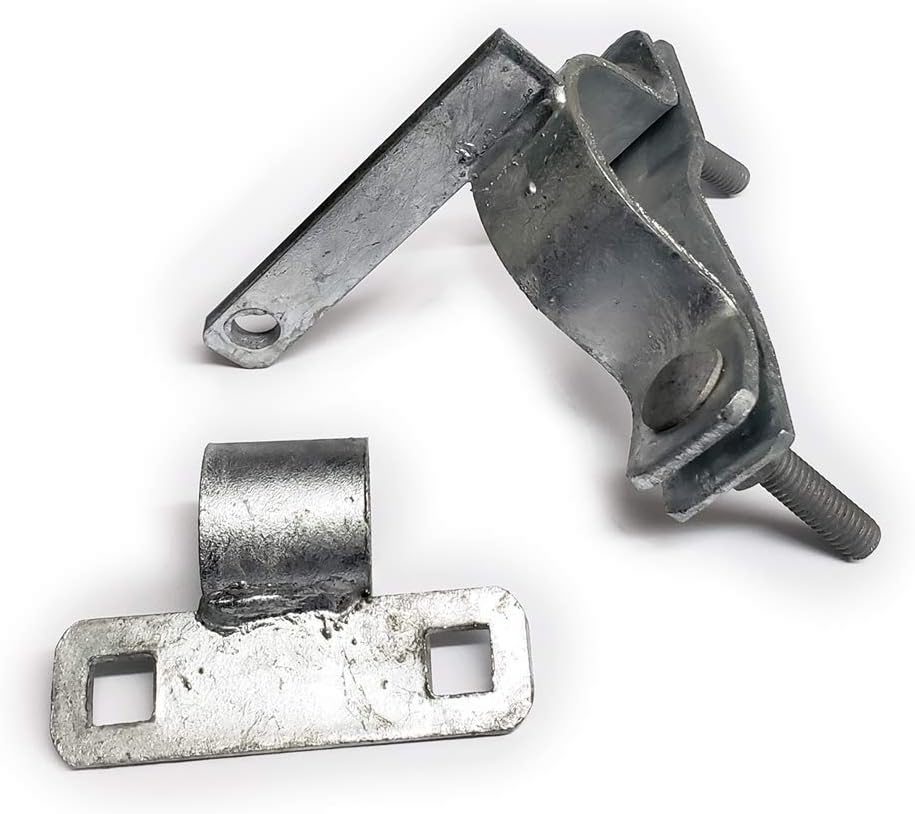 Chainlink Rolling Gate Hardware Kit Slide Chain Link Fence Gate Kit Sliding Components Residential Commercial Kit Guide Rollers Mounting Brackets Wheels Latch
