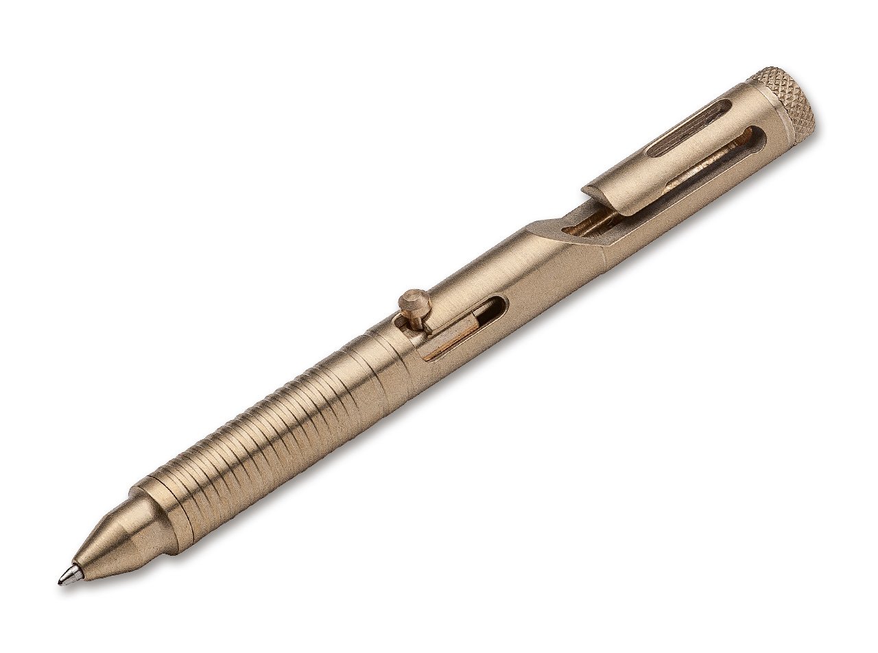 Böker Plus CID cal .45 Brass Tactical Pen, 1 Stück (1er Pack)