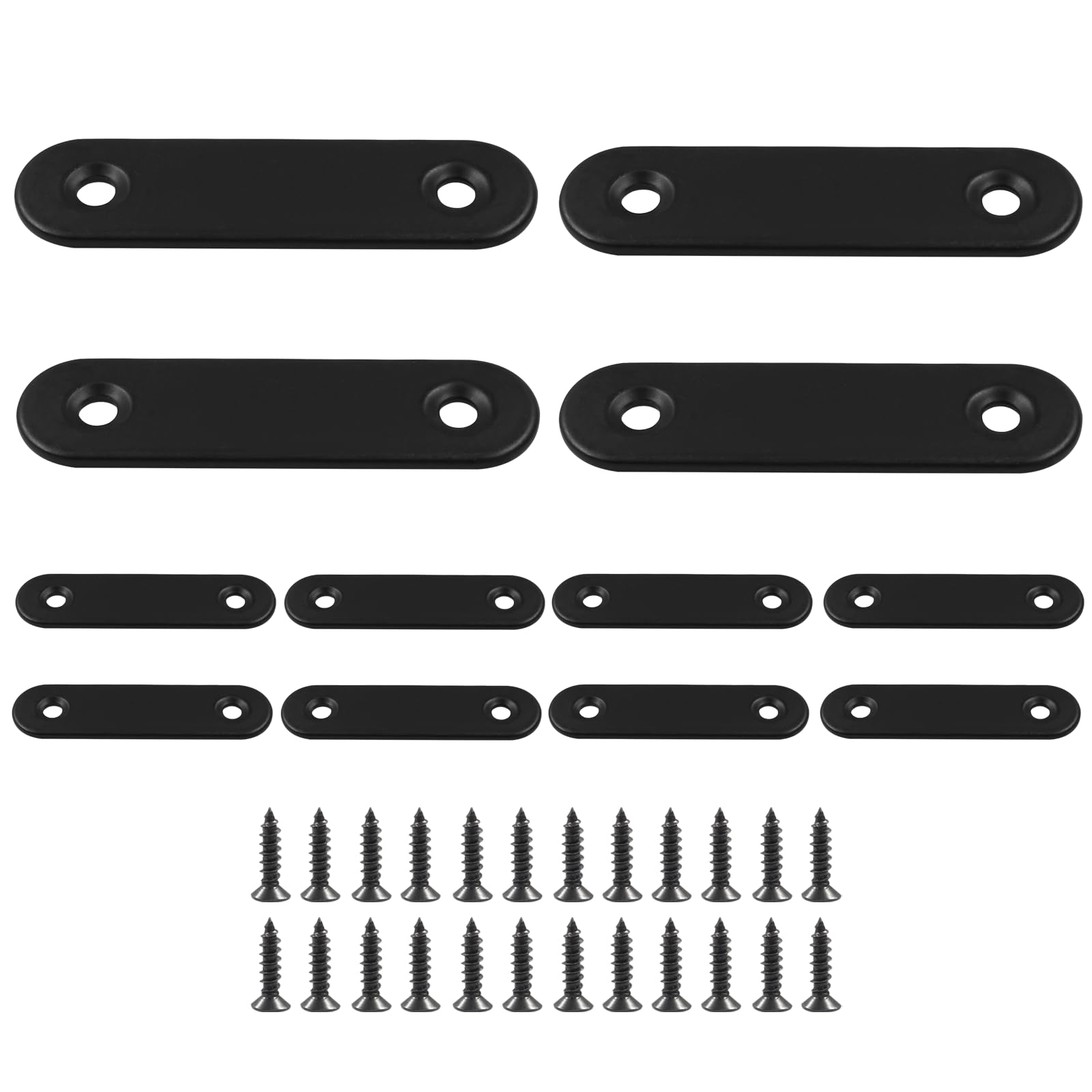 ZOENHOU 40 PCS Ending Bracket Plate With Screws, 4 X 2 Inch Heavy Duty - View #12