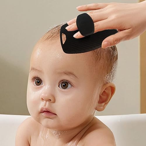 Exfoliante de silicona exfoliante con mango ergonómico antideslizante limpieza y masajea tu piel fácil de sostener y colgar higiénico y de larga