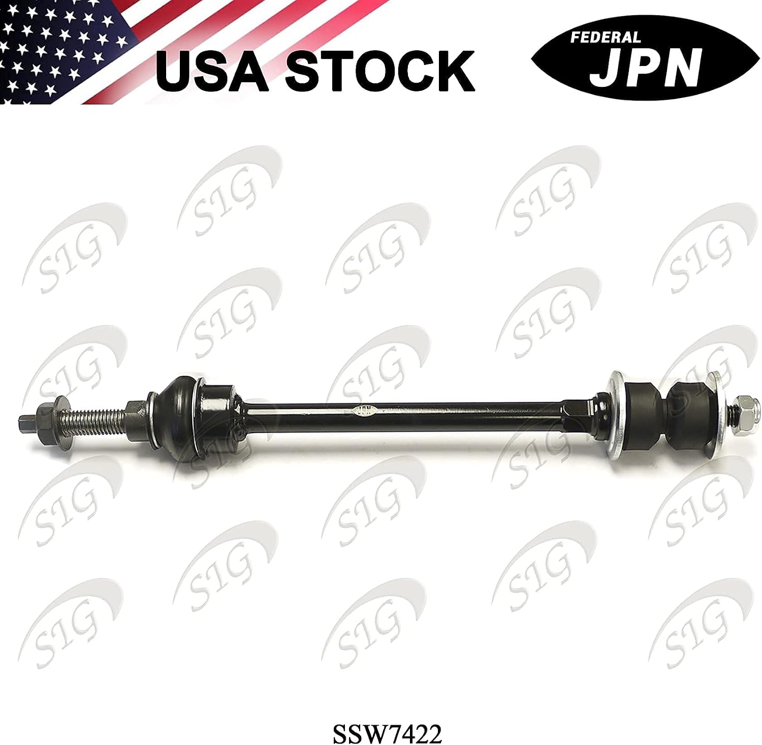 Front Left (Driver Side) or Right (Passenger Side) Stabilizer Sway Bar Link Compatible with Dodge Model Ram 1500 (Replacement# 5072935AB, K7422) - SSW7422