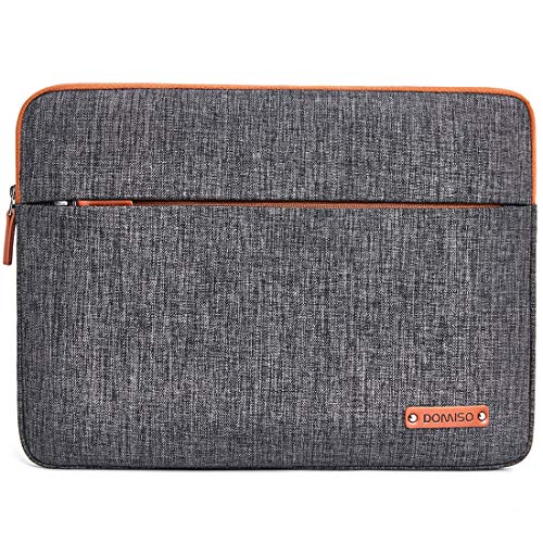 DOMISO 17 inch Laptop Sleeve Case Water-Resistant Protective Pouch for 17.3" Dell Inspiron/MSI GS73VR Stealth Pro/Lenovo IdeaPad 300 320 321/HP ENVY 17/LG Gram 17"/ASUS ROG STRIX GL702VS,Dark Grey