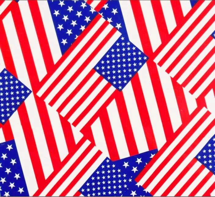 ST Color Art08-Water Transfer Printing/Hydrographics/Hydro Dipping Film-Flag of U.S.A.-50cm Widthx400cm Length