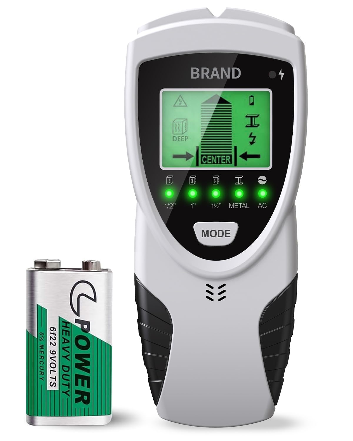 Zumhigh 5-in-1 Wall Scanner with LCD Screen, Stud Finder and Multi-Mode Detection, Lightweight Durable Design, Perfect for Home Renovations and DIY Tasks