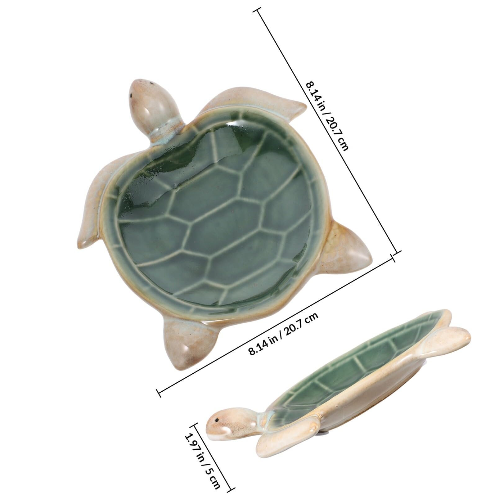 Schildkröten mit Kreativem Design Keramik Aufbewahrungsschale Kompakt und Platzsparend für Schmuck und Süßigkeiten im Büro oder Zuhause