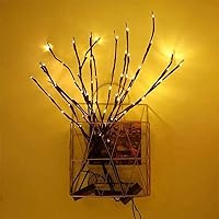 2 Pack 40 LED Fairy Branch Lights - Warm White Indoor Decor for Weddings, Birthdays, Christmas Parties