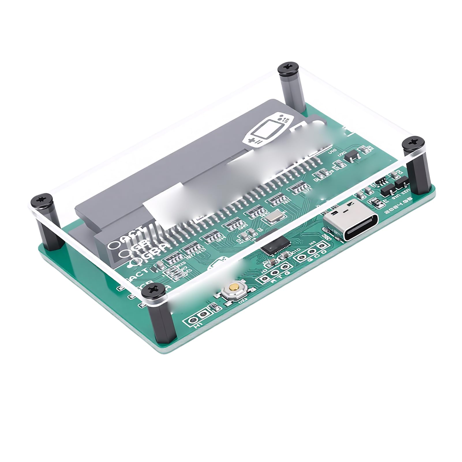 Lector y Escritor de Cartuchos para GBA GBC, ROM de Respaldo y Guardado en PC, Alta Velocidad con Cable Tipo C para Tarjetas de Juego GB GBC GBA