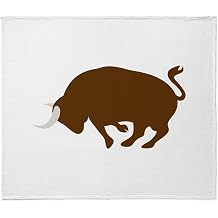 CafePress Bull Fighting Throw Blanket Super Soft Fleece Plush Throw Blanket, 60"x50"