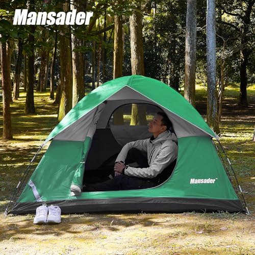 Tente de camping imperméable 2-3 personnes légère pour extérieur