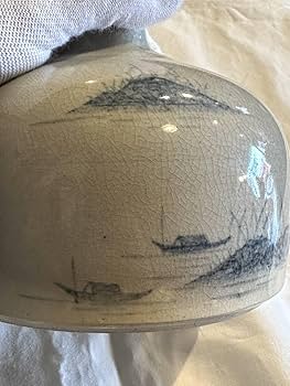 陶製彩色 筒形 山水文様香炉 時代物 古美術 茶道具 ウブ品 WWTT284 陶製彩色 筒形 山水文様香炉 時代物 古美術 茶道具 ウブ品 WWTT284