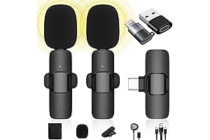 IUMAKEVP Lavalier Microphone - Capture Crystal-Clear Audio