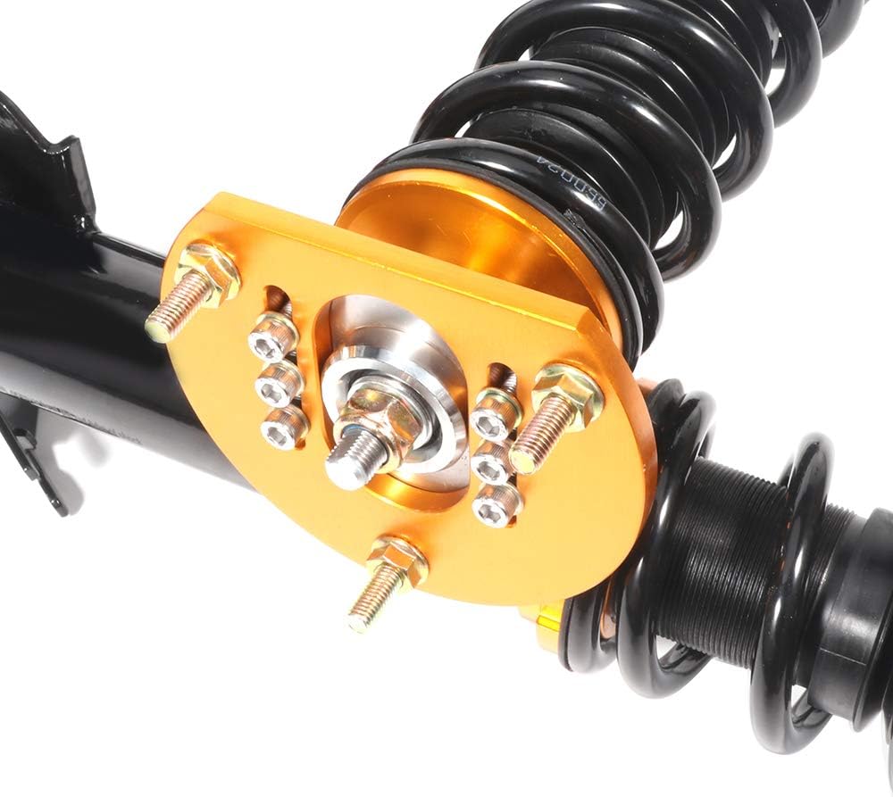 Coilover Struts Spring Shocks Adjustable Height Coilovers Suspension Struts Coil Spring Shocks and Struts Full Set Kits ECCPP Fit for 1993 94 95 96 97 98 99 00 2001 for Subaru Impreza