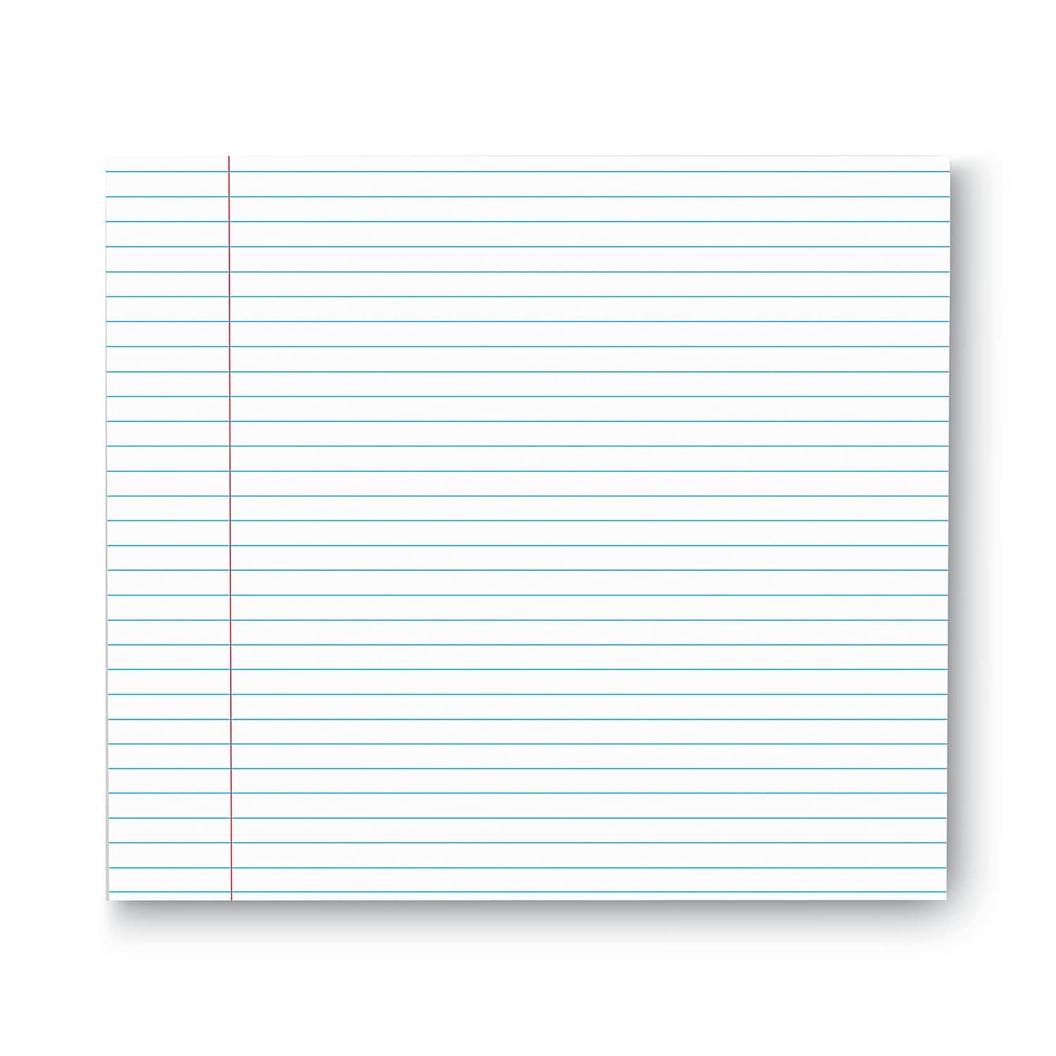 Glue Top Writing Pads, Narrow Rule, Letter, White, 50-Sheet Pads/Pack, Dozen by Universal