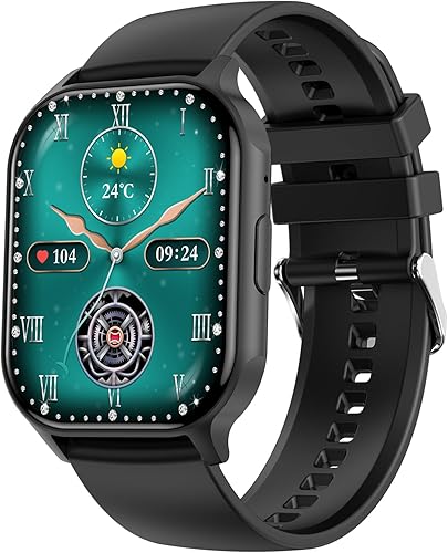 Reloj inteligente para hombres y mujeres, compatible con AndroidiPhone, relojes inteligentes para niños con Bluetooth llamada presión