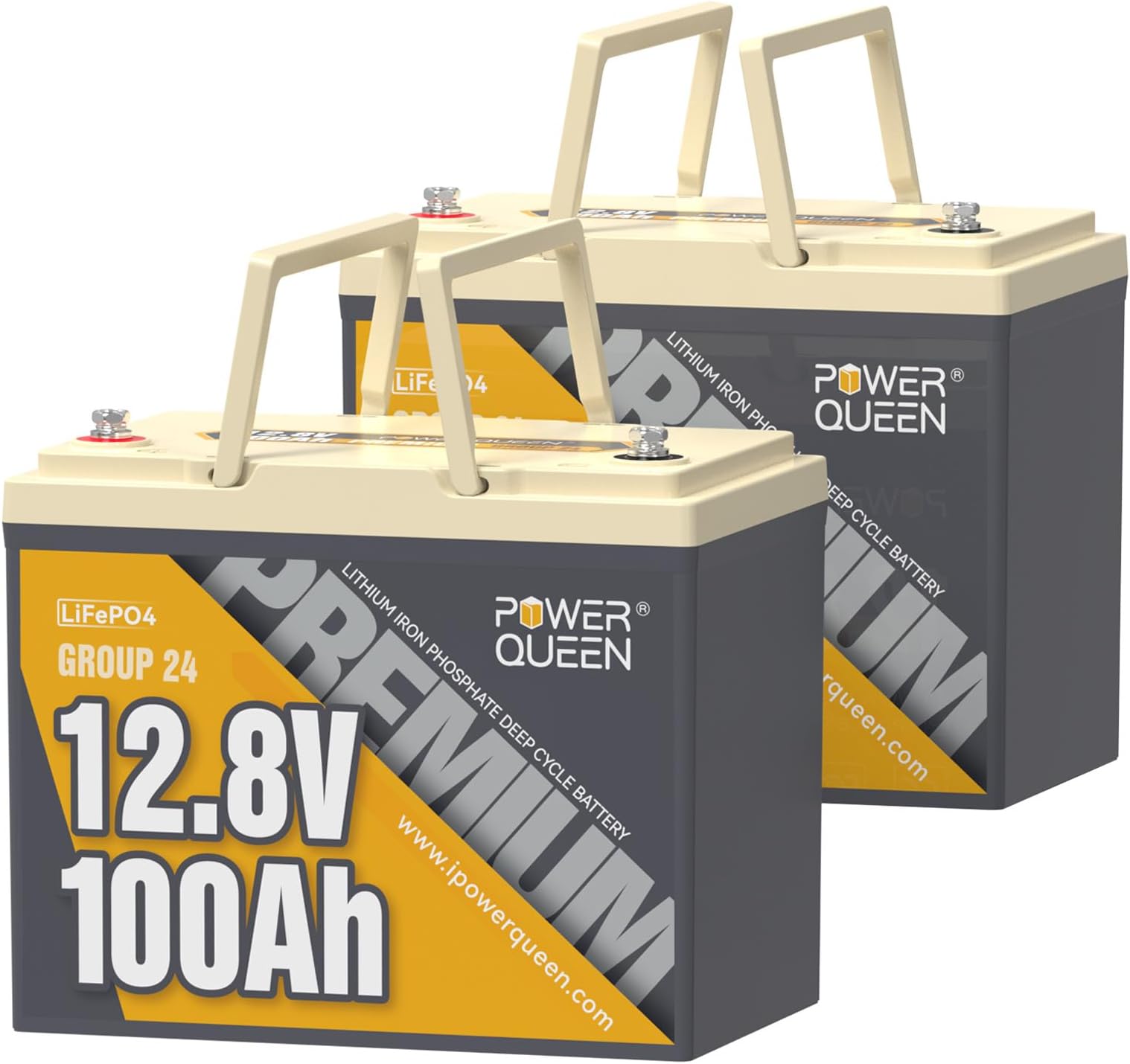 LiTime LiFePO4 12V 100Ah Lithium Akku Mit 100A BMS Für