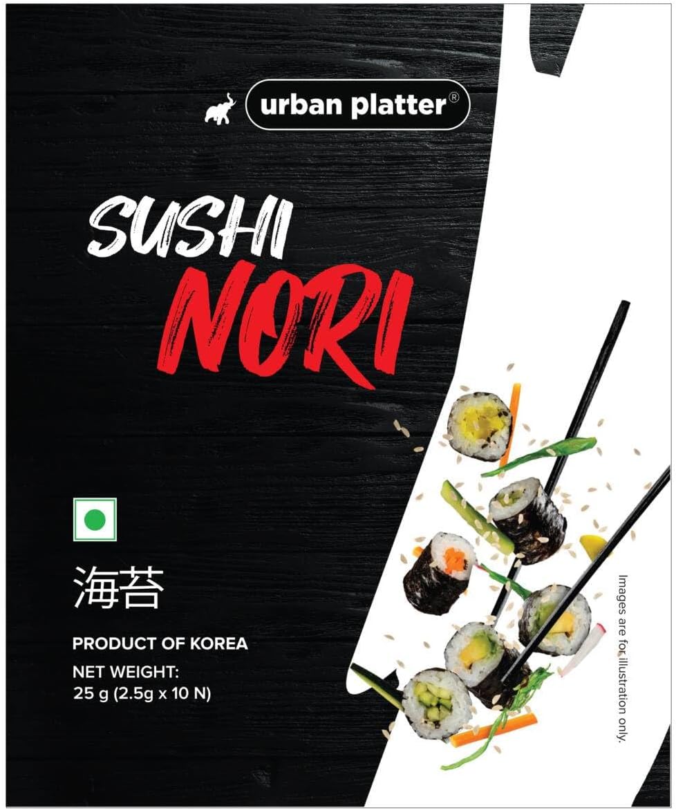Sushi Nori Sheets (Roasted Seaweed Laver), 30g