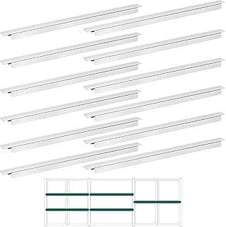 12 Pcs Stainless Steel Steam Table Dividers Metal Bar Food Divider Adapter for Restaurant Catering Home Commercial Food Service Accessories Professional Quality (12.8")
