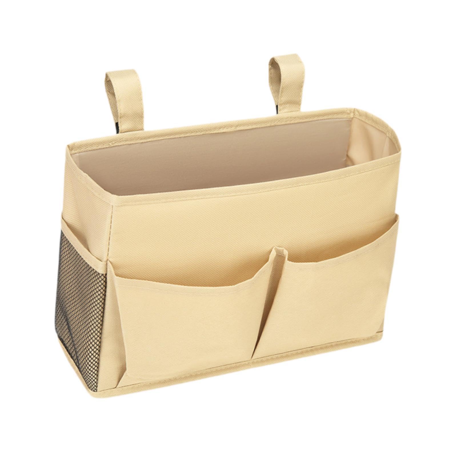 Bedside Caddy Hanging Bed Organizer for Lightweight Multifunctional Light Yellow|Home & Garden | Household Supplies & Cleaning | Home Organization |1 Bedside Hanging Storage