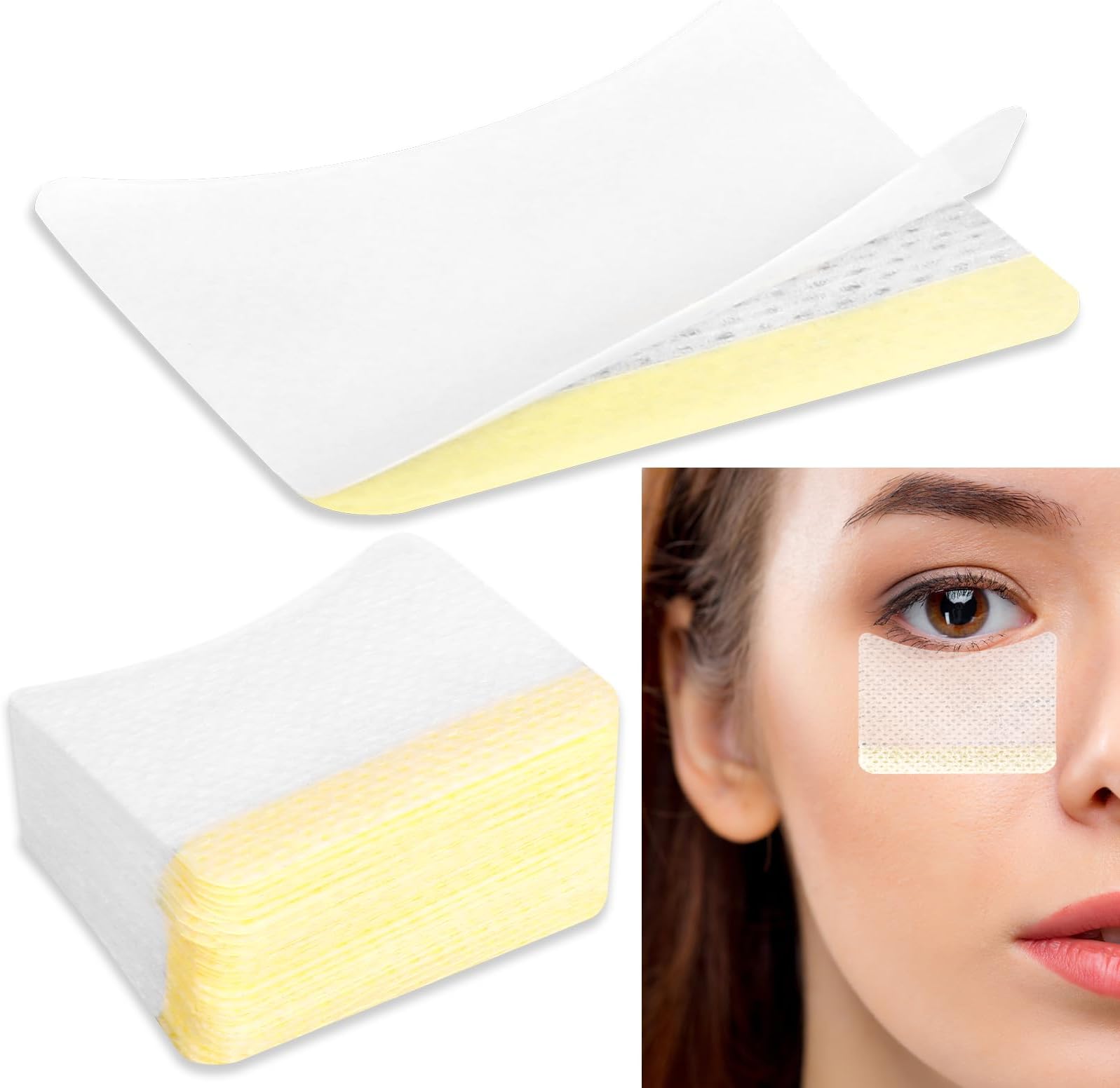 Faiteary 150pcs Eyeshadow Shields, Lint Free Eyeshadow