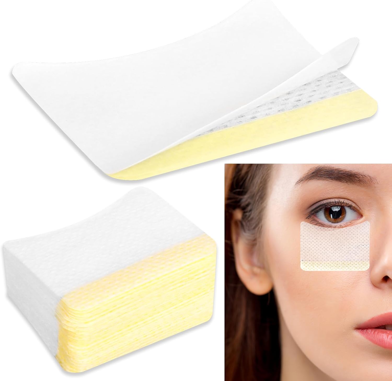 120pcs Eyeshadow Shield Eyeshadow Stencils Under Eye Pads Eyeshadow