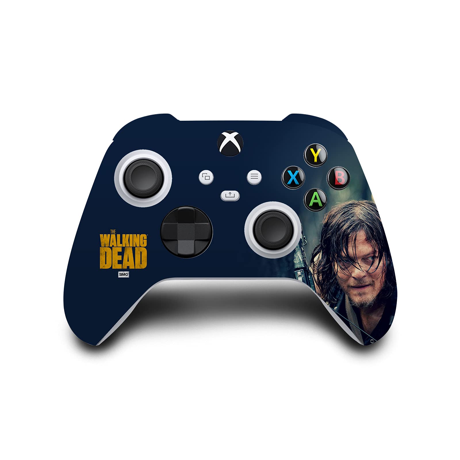 Head Case Designs Daryl Action d'épier Daryl Dixon Graphiques Vinyle Autocollant De Jeu Peau Autocollant Couverture Compatible avec Xbox Series S Console and Controller Bundle
