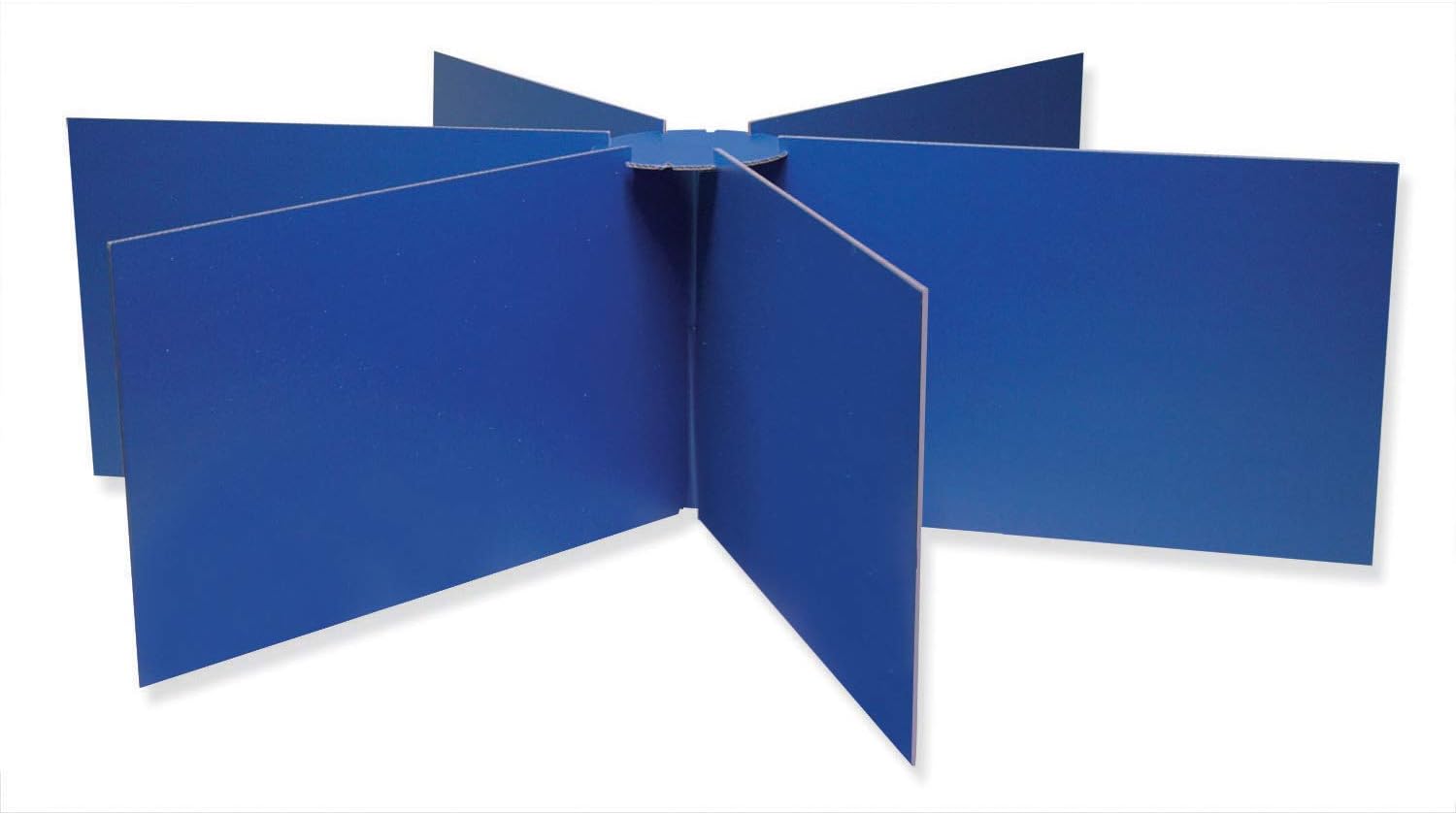 Pacon Round Table Privacy Boards, 48" Diameter X 14" High, Blue, PAC3788 : Paper Racks And Stands : Office Products