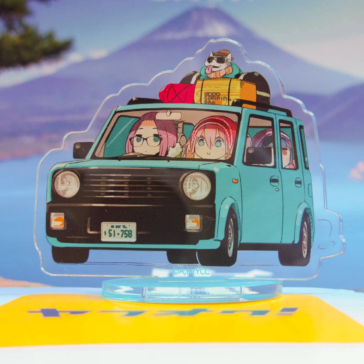 Amazon.co.jp: ゆるキャン アクリルメモスタンド原作画 ラシーン