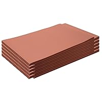 Vista 34 de Papel de construcción, marrón, 9 x 12 pulgadas, 300 hojas, pesado, manualidades, arte, para niños, pintura, colorear, dibujar, crear, papel