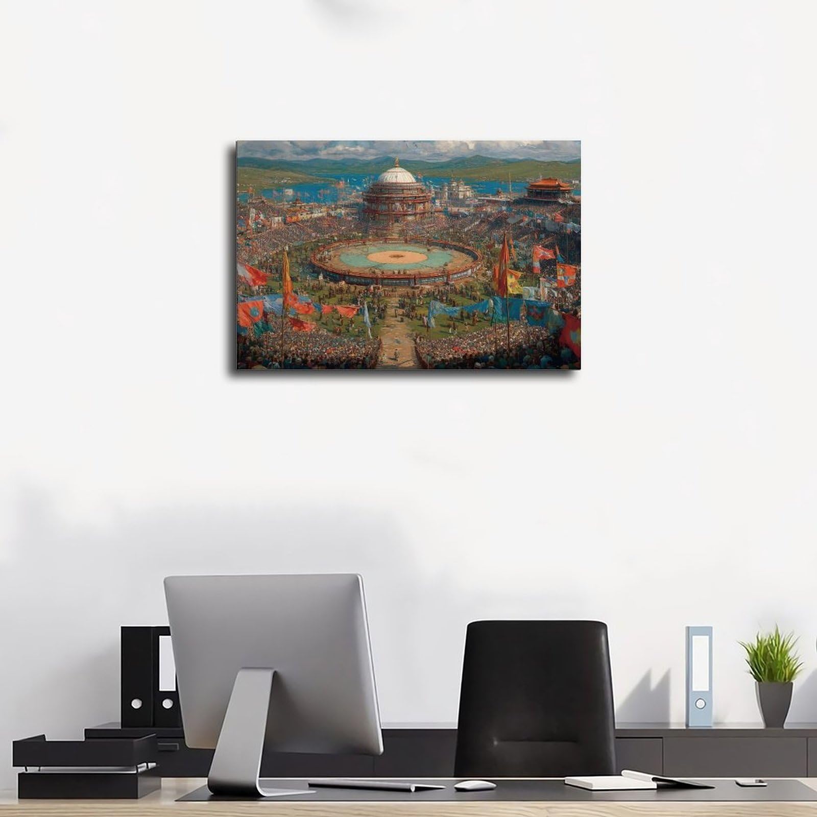 Poster su tela per festival, decorazione per camera da letto, ufficio, stanza, regalo, 60 x 90 cm