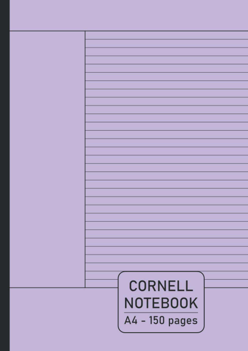 Cornell Notebook: A4 150 Pages - Ruled Composition Paper for Taking Notes - cover 1