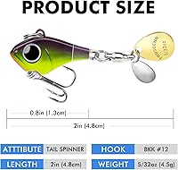 Vista 6 de TRUSCEND Ultimate Search Bait con vibración de natación intermitente y acción de jigging, señuelos de pesca fáciles de atrapar para todas