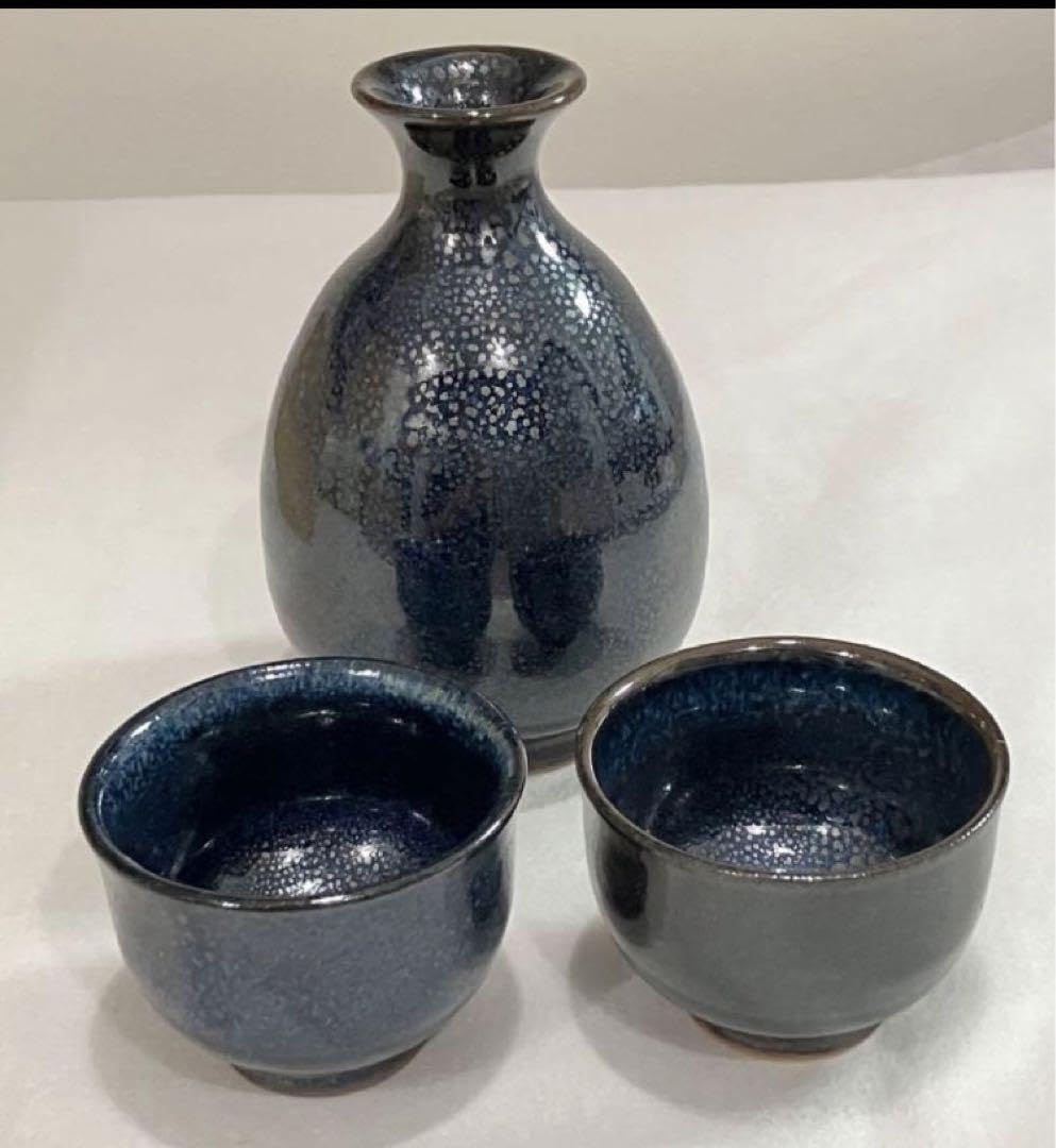 Kasama Ware Sake Ceremony, Otsu Koji, Otsu Hiroshi *Wooden box is not included if shipped overseas