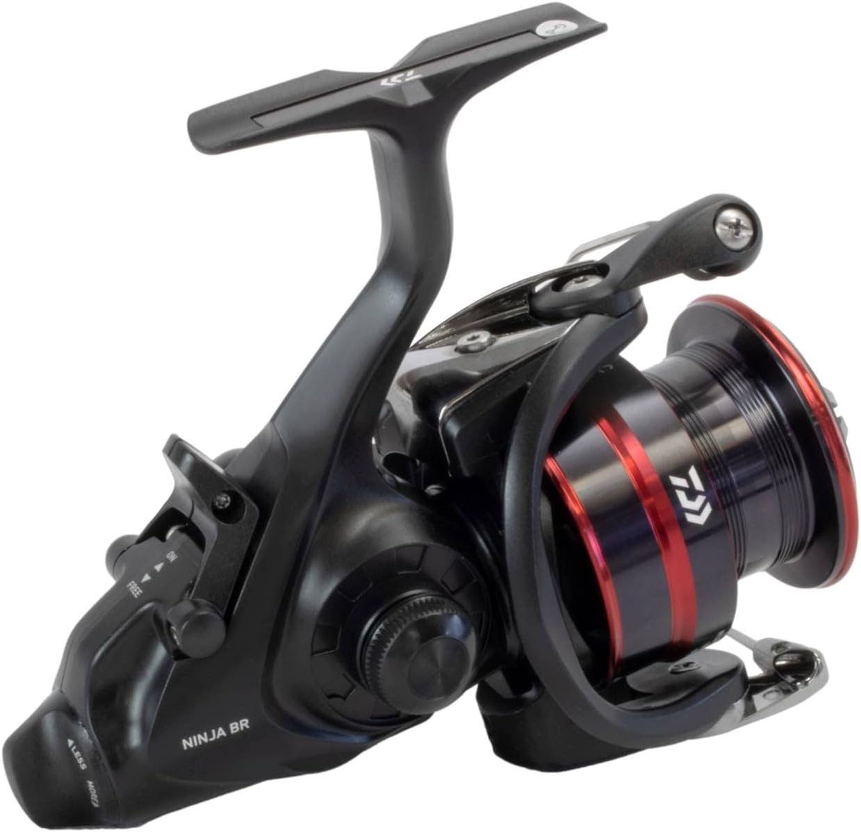 Daiwa Ninja BR LT 5000-C Fishing Reel, side view showing free spool lever