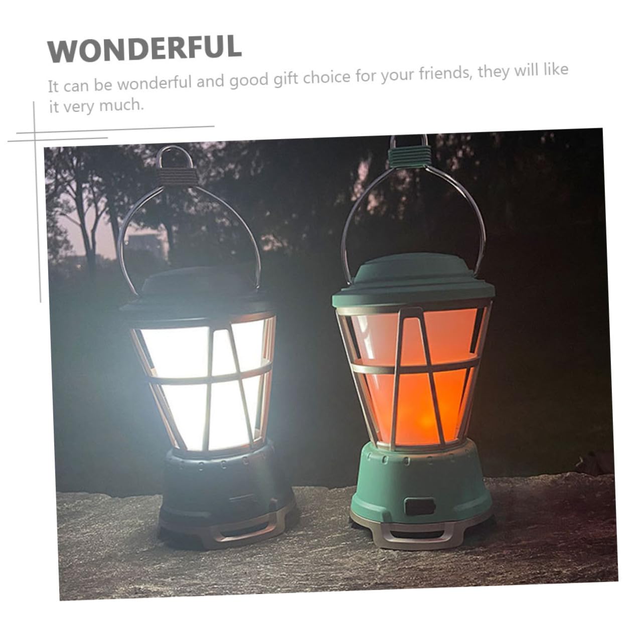Toddmomy Multifunktions Vintage Campinglampe Tragbare Zeltleuchte Wiederaufladbar Kompaktes Outdoor Licht Für Wandern Rucksackreisen Und Camping