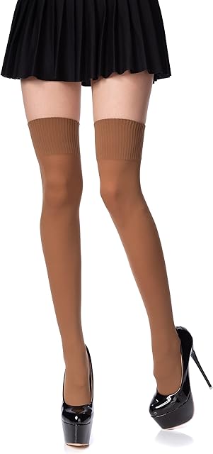 Women Girl Thigh High Socks Overknee Over the Knee High Socks Stockings by Romartex, 30 Colours