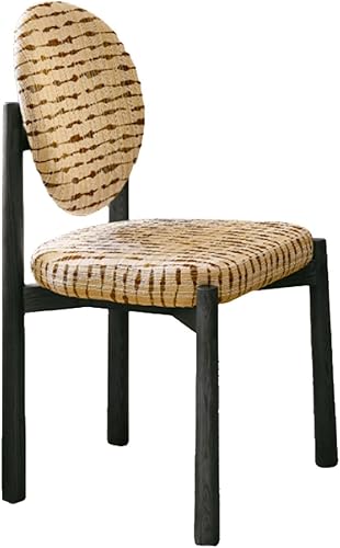 Miniatura 21 de Juego de sillas de comedor de 1/2/4, sillas de comedor de madera, sillas de comedor tapizadas retro, con cojín de tela/felpa, silla de cocina para