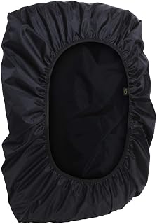 U6905 Water Resistant Rucksack Cover 25L - 40L Backpack Rain Cover for Cycling, Running, Traveling, Camping, Outdoor Activities – Black