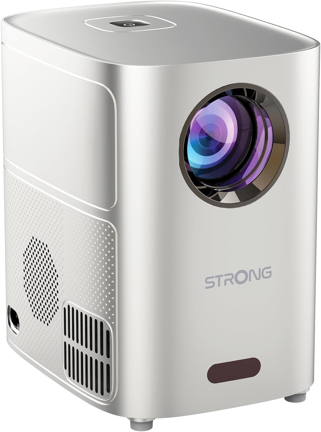 Strong Q1 Beamer – Heimkino-Projektor mit Full HD, Bluetooth und 120 Zoll