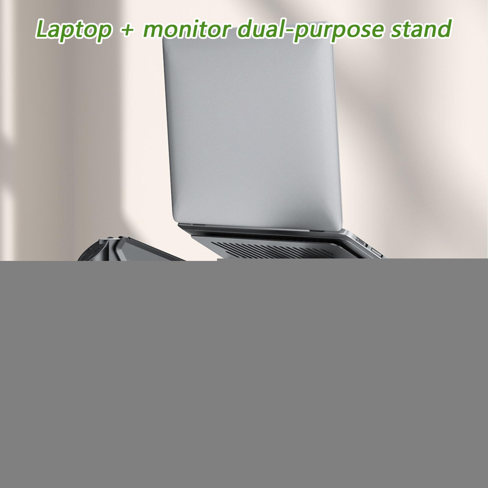 Supporto Regolabile per Laptop da Scrivania Supporto Verticale per PC | Base Antiscivolo Tablet Per Ufficio Casa Camera Da Studio Sala Riunioni Aula