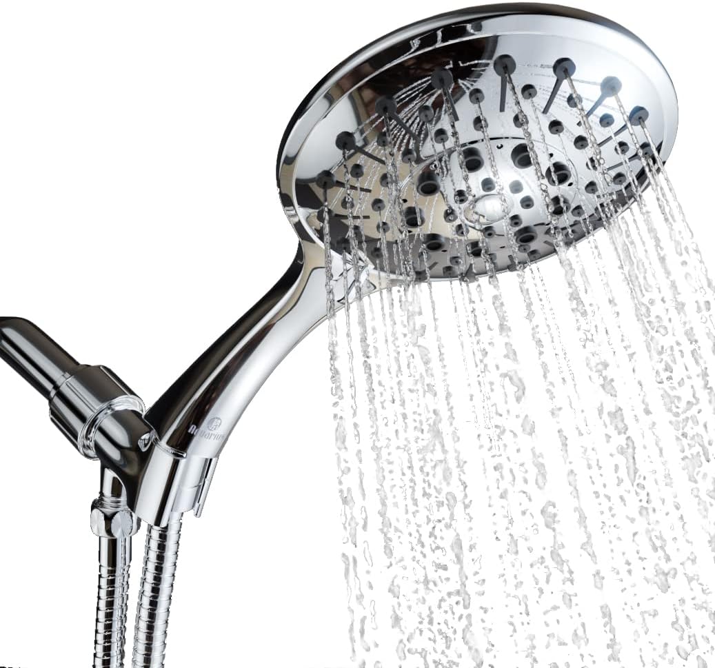 Aquarius Handheld Shower Head with Hose (Extra Long) Luxury Spa Grade