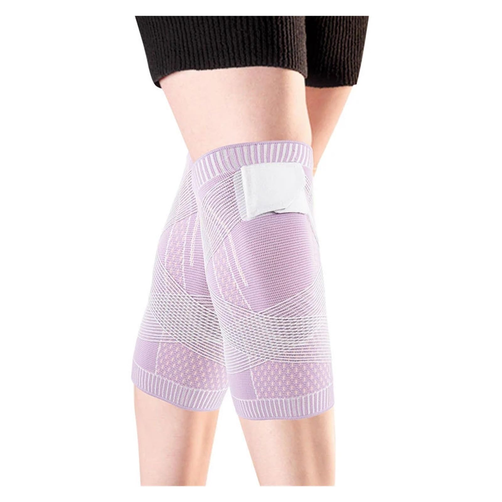 MRKU Genouillères de Sport antidérapantes, Maintien et Protection pour Hommes et Femmes, élastiques et compressives, idéales pour Le Basketball, Le Volleyball et Autres Sports. Bandage de Protection.