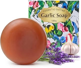 Jabón natural con enzima de ajo, limpieza pro...